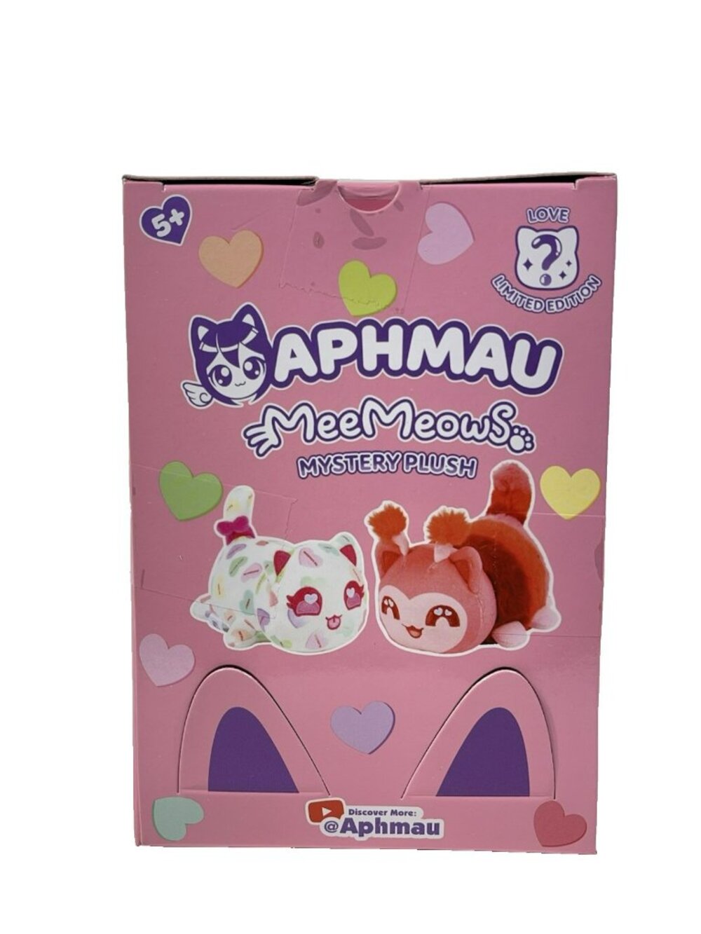 Aphmau MeeMeows Plush Hearts Cupcake Cat Valentines Day Love Limited Edition - Picture 13 of 16